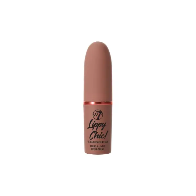 W7 Lippy Chic Ultra Creme Lipstick Κρεμώδες Κραγιόν Απόχρωση Gossip, 3.5gr