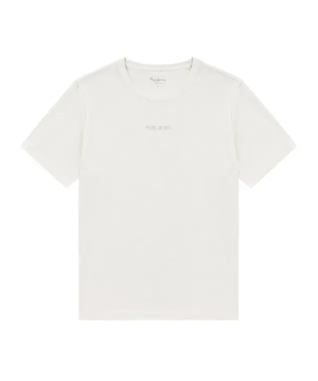 Pepe Jeans - Γυναικείο T-Shirt Mia C Neck Regular Fit PM5000167-800 Λευκό - XS