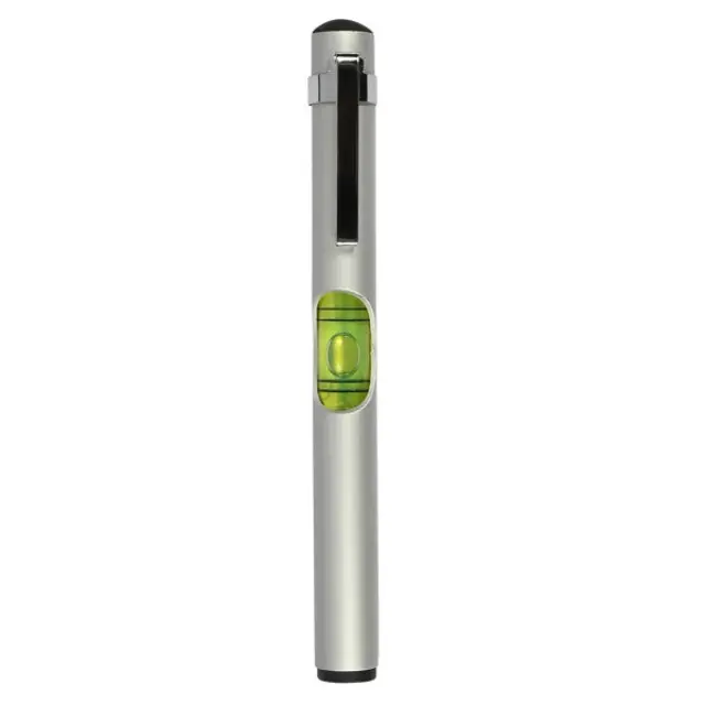 Spirit level pen alu with clip 13 cm