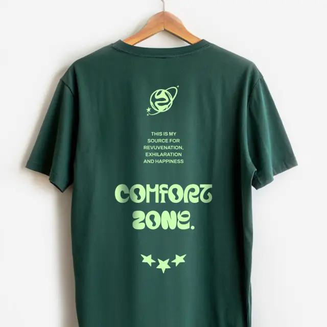 T-shirt Noshame® Army με τύπωμα Comfort Zone - 132531 - XXL