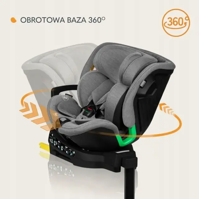 Lionelo Harmony i-Size isofix κάθισμα αυτοκινήτου 360° Black Carbon Bamboo 40-150 cm 3