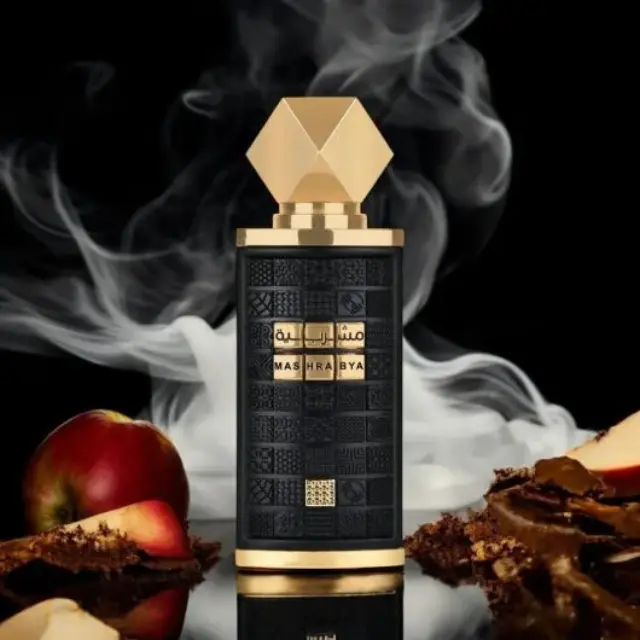 Lattafa Mashrabya Eau de Parfum 100ml – Unisex Άρωμα με Apple Shisha, Tobacco, Κανέλα, Καραμέλα + Βανίλια 3