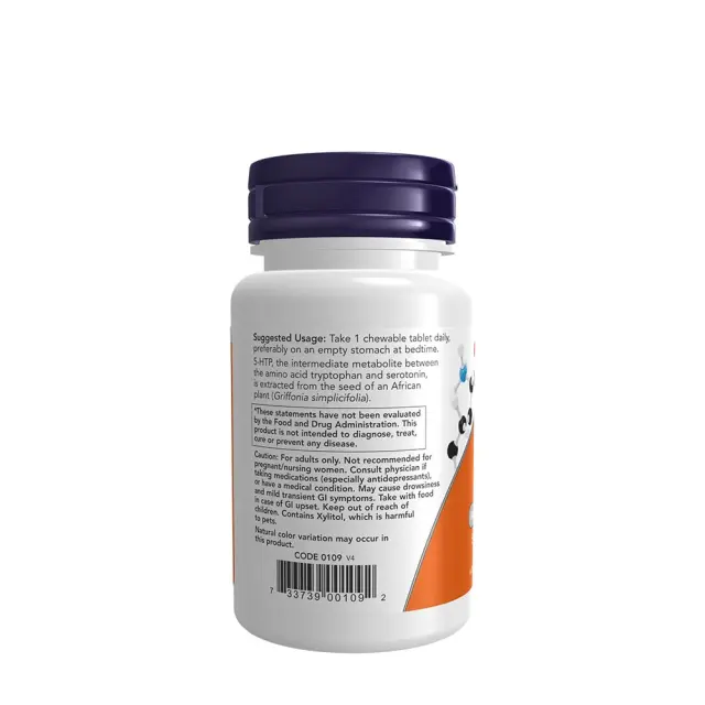 Now Foods 5-HTP 100 mg chewable 3