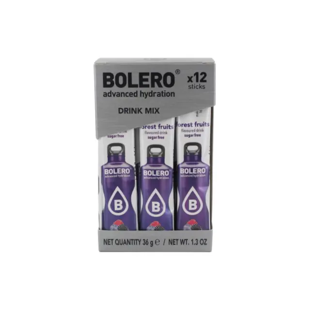 BOLERO Φρούτα του Δάσους - Χυμός σε σκόνη για 0,5L (Κουτί των 12) x 3gr