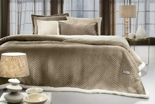 ΚΟΥΒΕΡΤΑ VELLUTO CAMEL 160X220 Guy Laroche