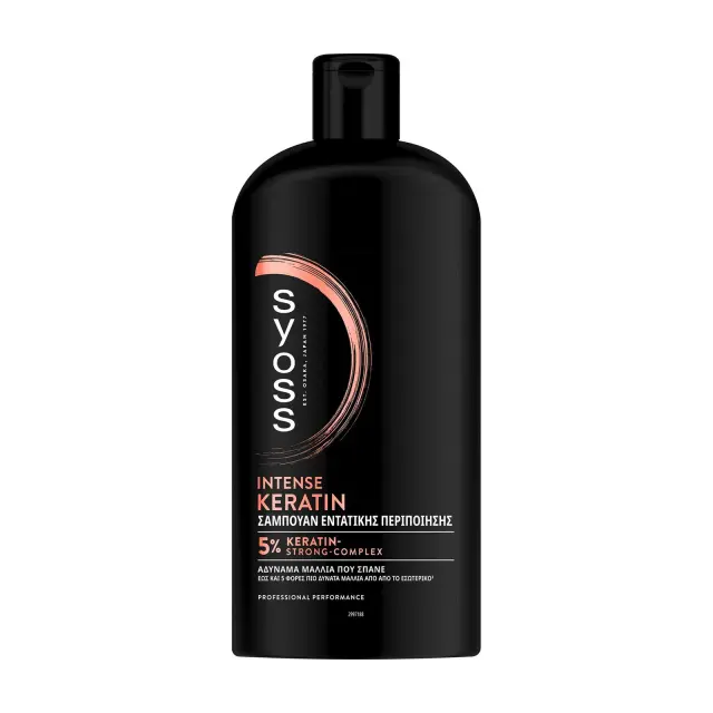 Syoss Intense Keratin Κερατίνη Σαμπουάν Εντατικής Περιποίησης για Αδύναμα Μαλλιά, 750ml
