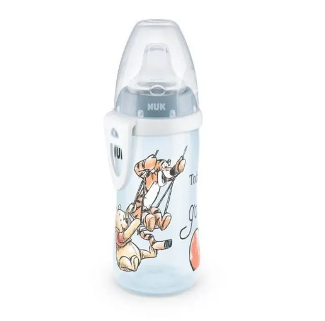 Nuk Disney Winnie The Pooh Active Cup Παγουράκι 300ml Με Ρύγχος Σιλικόνης 12+m (10.255.414) Γαλάζιο, 1τμχ