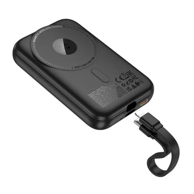 Hoco Power Bank 10000mAh 20W με Θύρα USB-C Μαύρο Q35 3