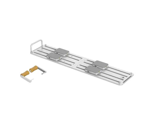 Αναδιπλούμενο Crawler Pilates Reformer Kingsmith με LED οθόνη, μέγιστη αντοχή 120kg και διαστάσεις 203x45x21cmFSFCWHEUE250711