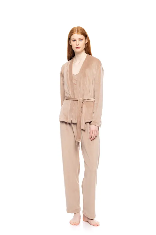 W1892 - Skin - PYJAMA 3PCS SOFT VELVET - S 2