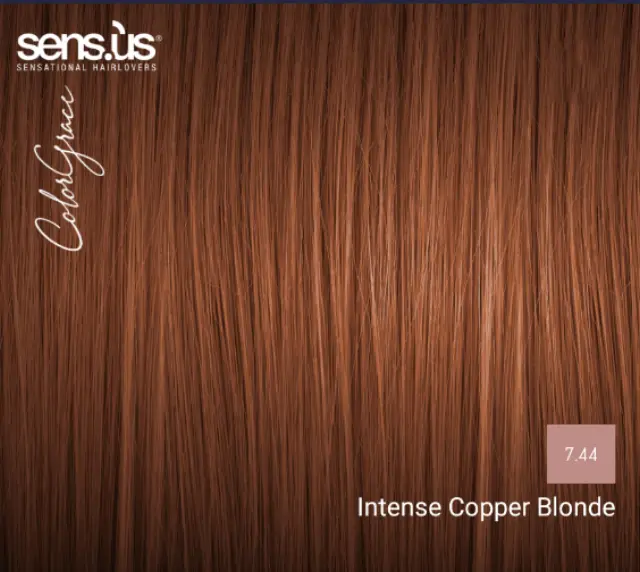 Sensus Color Grace M3K 7.44 Intense Copper Blonde 100ml - (μόνιμη βαφή έντονο χάλκινο ξανθό) 2
