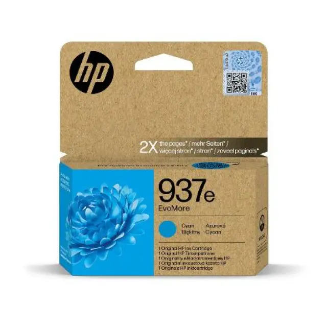 HP Μελάνι Inkjet No.937e Cyan (4S6W6NE) (HP4S6W6NE)