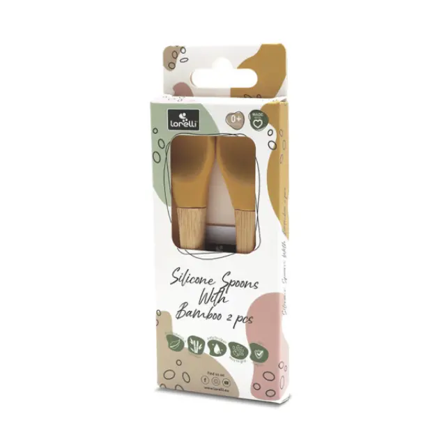 Lorelli Κουτάλια Σιλικόνης 2T. Natural Beige 10230680005 2