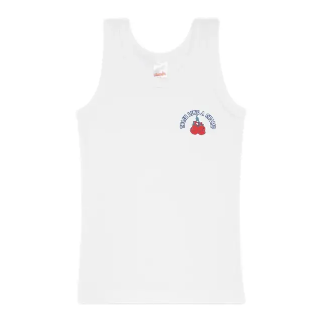 Minerva Παιδικό Φανελάκι Αγόρι Αμάνικο Boxing, Χρώμα Λευκό - 14 Y