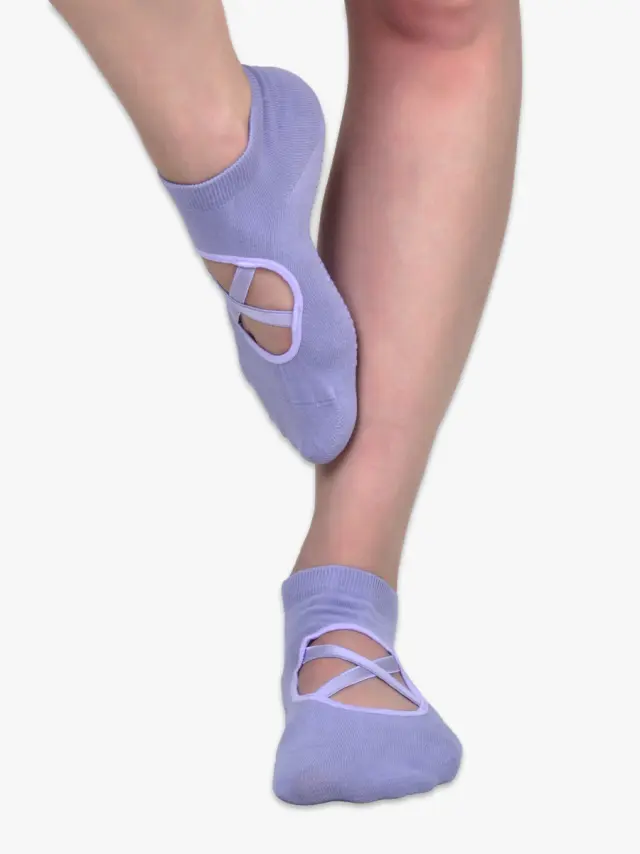 Βαμβακερή Κάλτσα Yoga & Pilates Αντιολισθητική NODO - 35-38 2