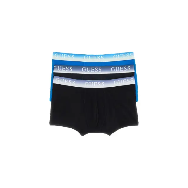 Guess Ανδρικό Boxer Joe Trunk - Τριπλό Πακέτο, Χρώμα Black Blue Combo