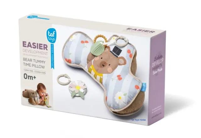 Taf Toys BEAR TUMMY TIME PILLOW 2