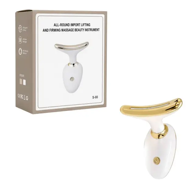 Ηλεκτρική Συσκευή Μασάζ Προσώπου & Λαιμού με Δόνηση S-66 - All Round Import Lifting and Firming Massage Beauty Instrument 002565