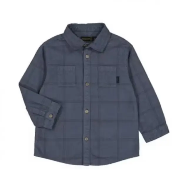 Baby 6 μηνών έως 4 ετών Πουκάμισο κοτλέ Better Cotton μπλε σκούρο - 12M