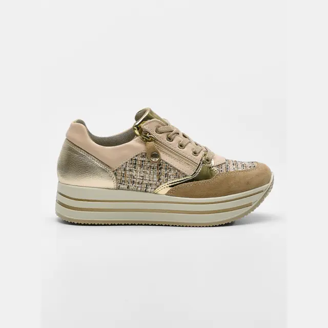 Imac Sneakers Γυναικείο δέρμα Μπεζ IMA/756970 BISCOTTO