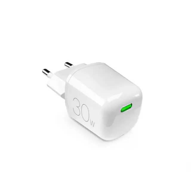 Puro Φορτιστής MiniPro 30W GaN USB-C White