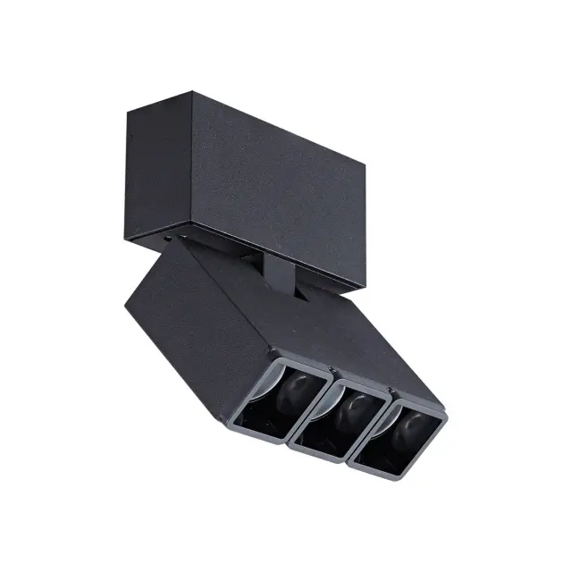 Abi Σποτ οροφής LED 4W 4000K 9.1x11cm κινητό μαύρο