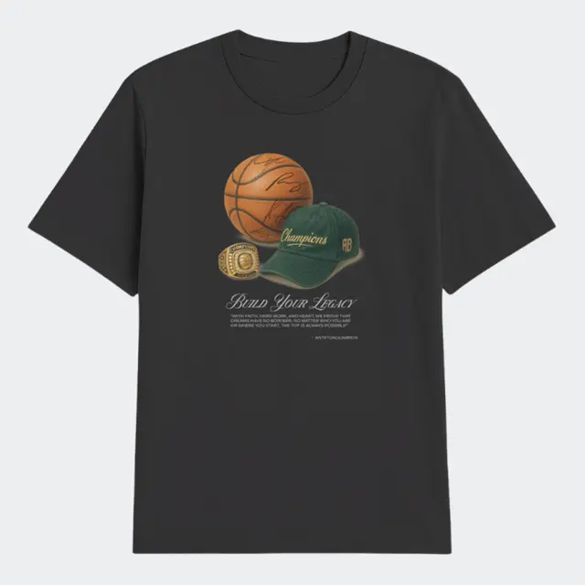 Antetokounbros Ab Legacy Tee T-Shirt K/M Black APCD162U18 - L