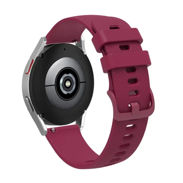 Texture Λουράκι για Smartwatch 20mm-Wine Red OEM