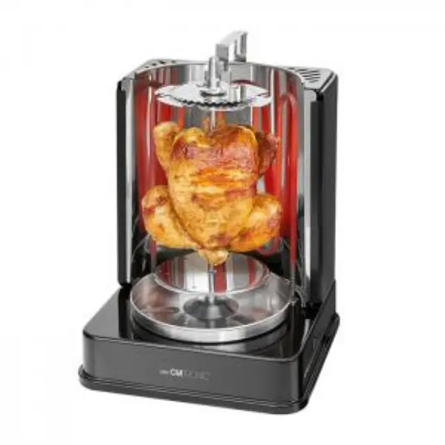 Clatronic DVG 3686 Grill Electric Black 1400 W 3