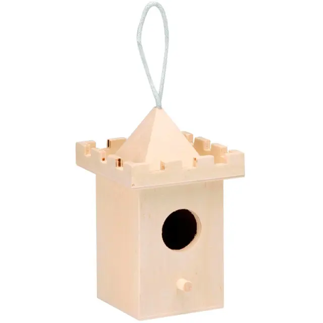 Glorex Ξύλινο Σπιτάκι Πουλιού H13x8x8cm