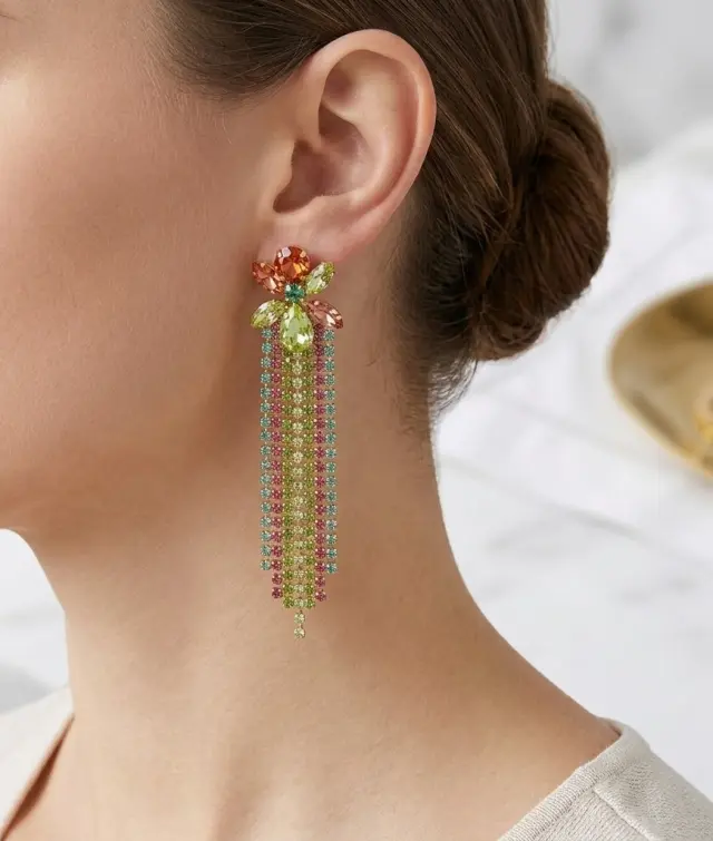 Rainbow Earrings/ Gold