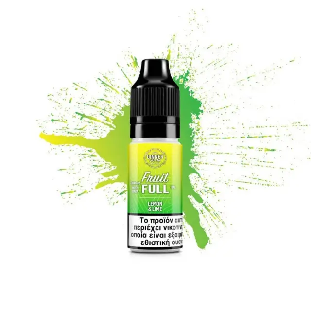Dinner Lady Fruit Full Bar Salts Lemon & Lime 10ml 10mg