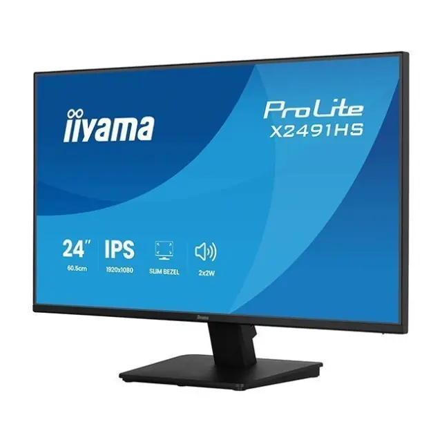 IIYAMA Monitor 24" ProLite X2491HS IPS FHD Black (X2491HS-B1) 2