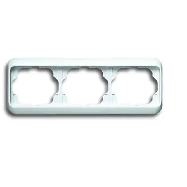 1723-24G Cover Frame 3gang(s) studio white - alpha nea