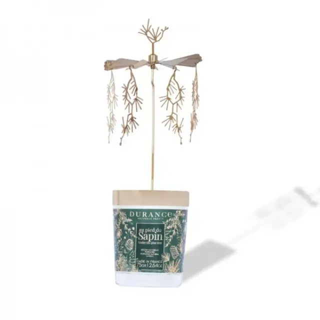 Durance candle Under the Pine Tree -Noel 2024 Carrousel-Αρωματικό κερί κάτω από το δέντρο 75 gr