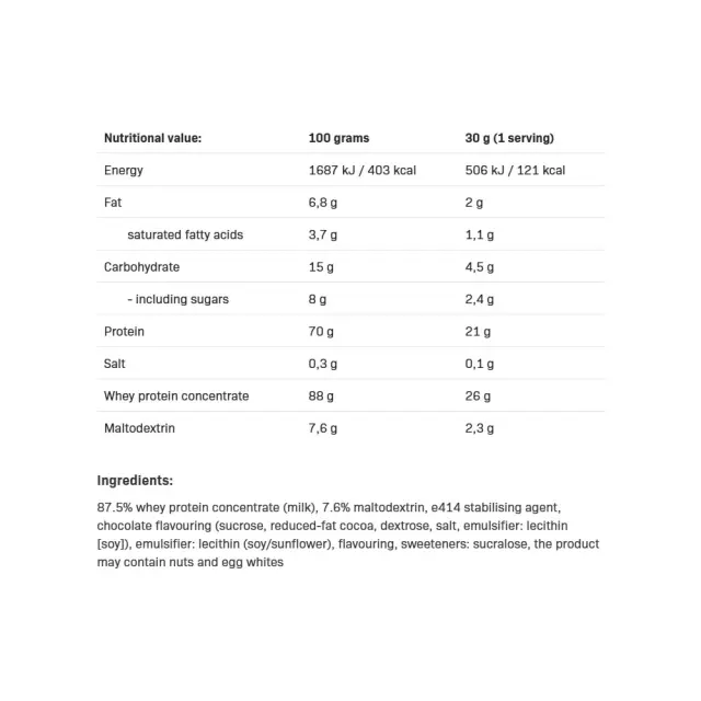 ALLNUTRITION Whey Protein Chocolate Cookie, 908 g 2