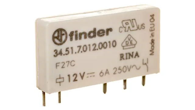 Ultra-Slim PCB relay EMR 1CO 6A/12VDC/Sensitive/AgNi (34.51.7.012.0010)