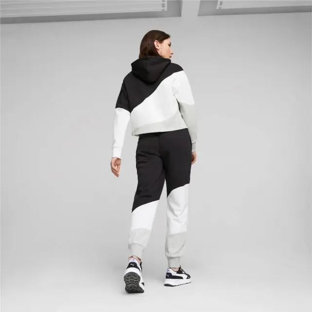 Puma Power Cat Pants (673978-51) - Λευκό-Μαύρο 3