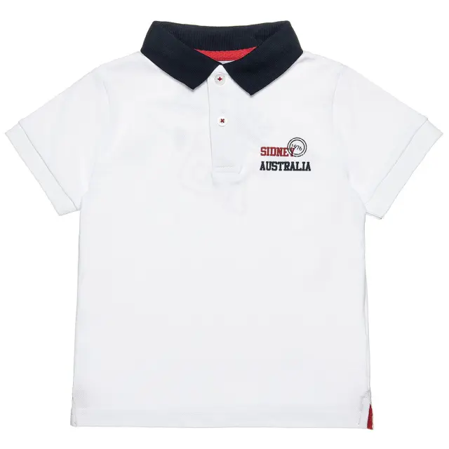 Μπλούζα polo με τύπωμα