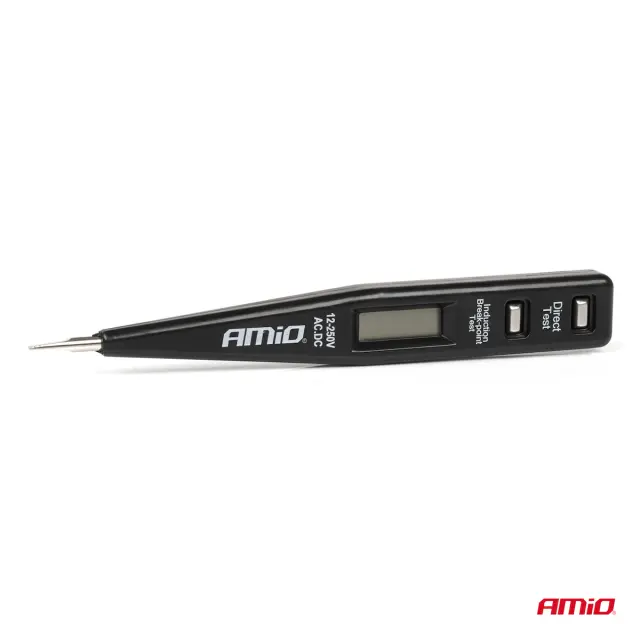 AMiO Ανιχνευτής Τάσης 03122 AC/DC με Εύρος Μέτρησης 12 - 250V 2