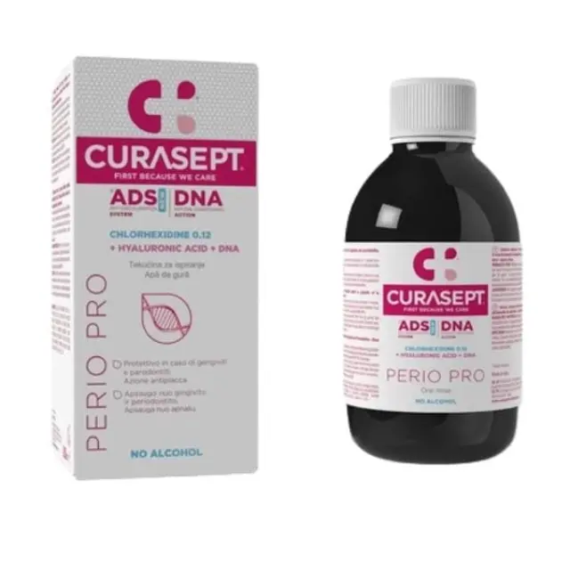 Curaprox Curasept ADS DNA Perio Pro Στοματικό Διάλυμα Χλωρεξιδίνης 0.12% 200 ml 2