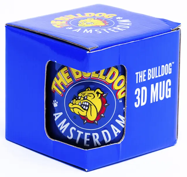 The Bulldog Amsterdam Coffee Mug Κεραμική Κούπα 3D - Μπλε 3
