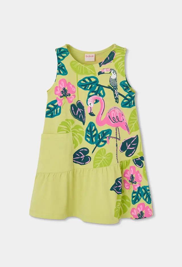 Boboli Knit φόρεμα για κορίτσι 413121-4543