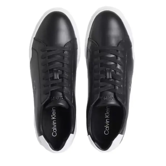 Ανδρικά Δερμάτινα Sneakers Calvin Klein YM0YM01344-0GM Μαύρα Μαύρο - 41 3