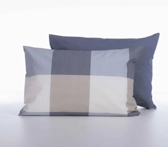 ΜΑΞΙΛΑΡΟΘΗΚΗ CASUAL CHECK 52Χ72 NEF-NEF HOMEWARE DENIM 2