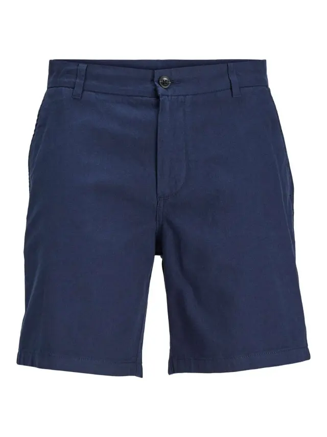 JPSTACE SUMMER LINEN BLEND SHORT REG SN Navy Blazer