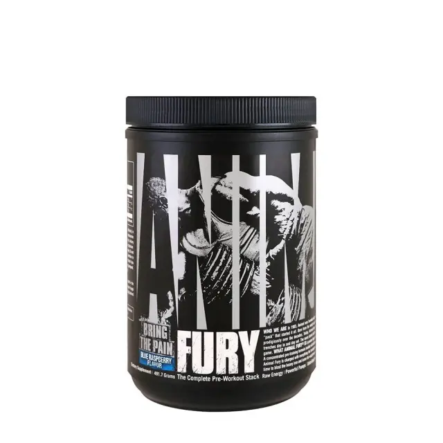 Universal Nutrition Animal Fury Blue Raspberry, 30 Servings