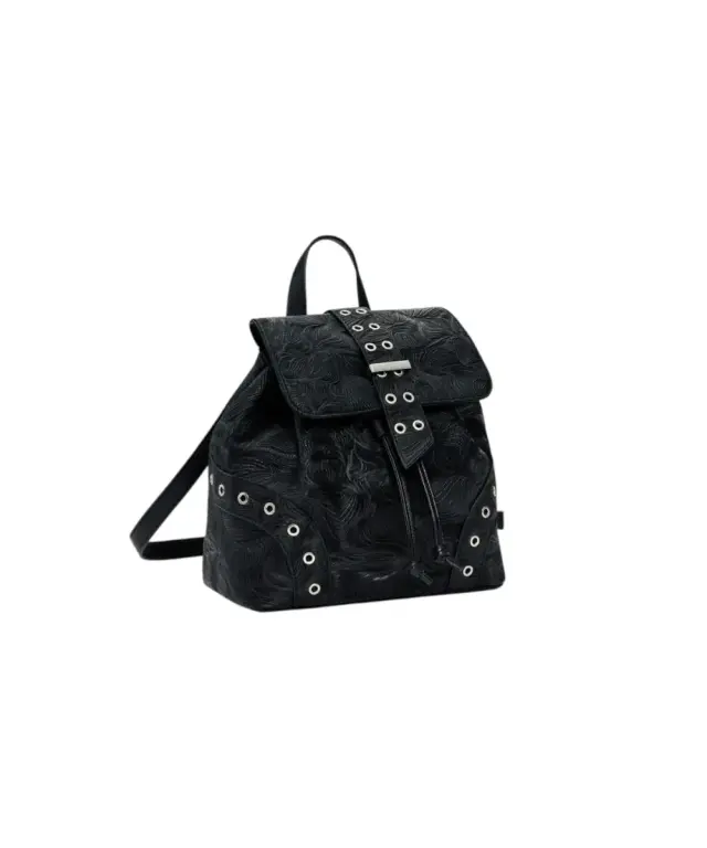 Desigual - Γυναικείο Σακίδιο Πλάτης Moonstone Prisa Short 26SAKP04-2000 Μαύρο 3