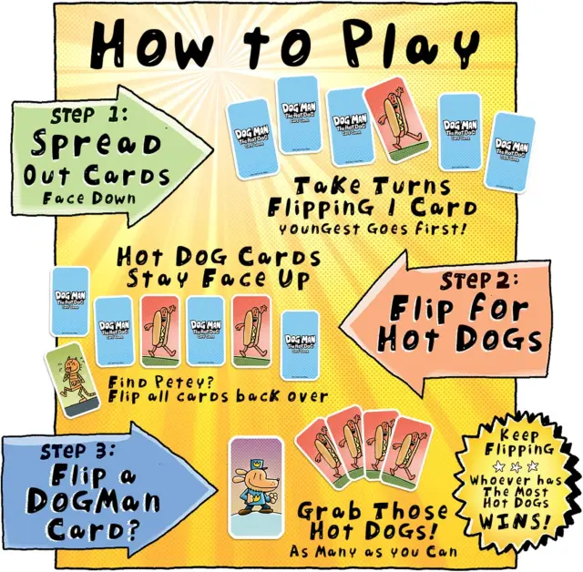 University Games Επιτραπέζιο Παιχνίδι Καρτών / Card Game: Dogman The Hot Dog game 3