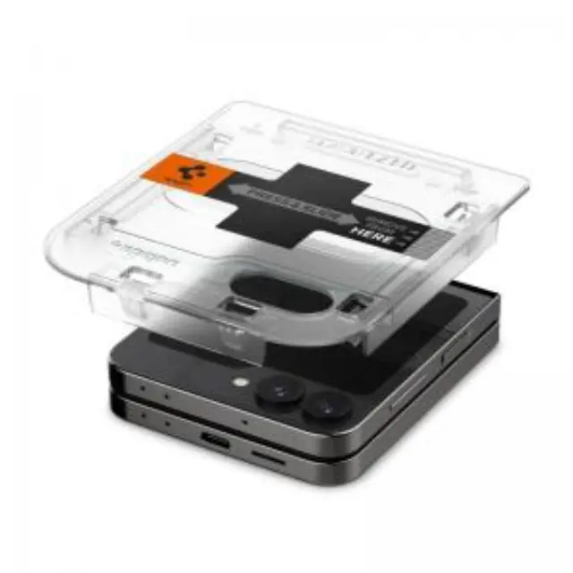 Tempered Glass Full Face Spigen Glas.tR EZ-FIT Samsung Galaxy Z Flip 6 5G Διάφανο (2 τεμ.) N67332 3